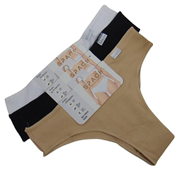 Набір трусів 3 шт бавовна рубчик Spach 5952 XL різнобарвні