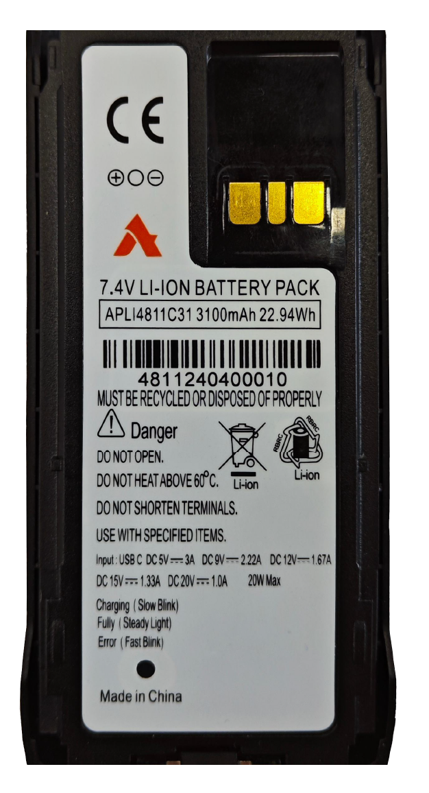 Акумулятор з USB Type-C посилений Agent APLI4811C31 Impres  3100 mAh Impres для Motorola R7, R7a