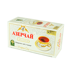 Чорний чай Azercay з бергамотом 50 пакетиків