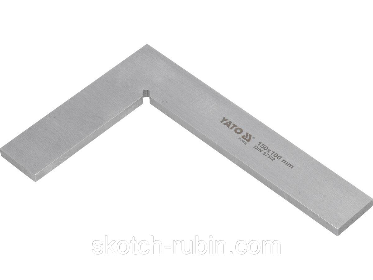 Кутник слюсарний 90° YATO 150 х 100 мм [50]
