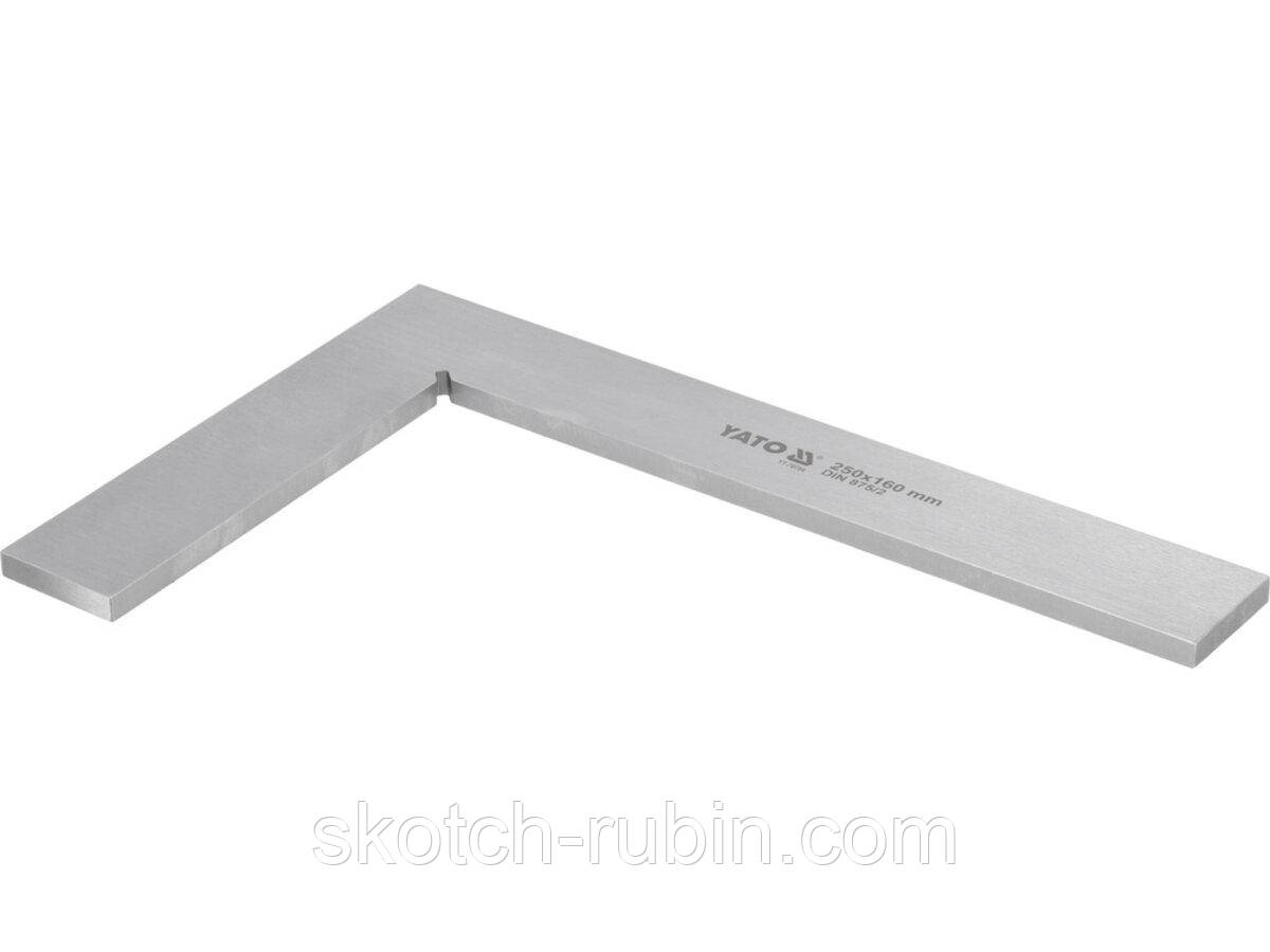 Кутник слюсарний 90° YATO 250 х 160 мм [25]