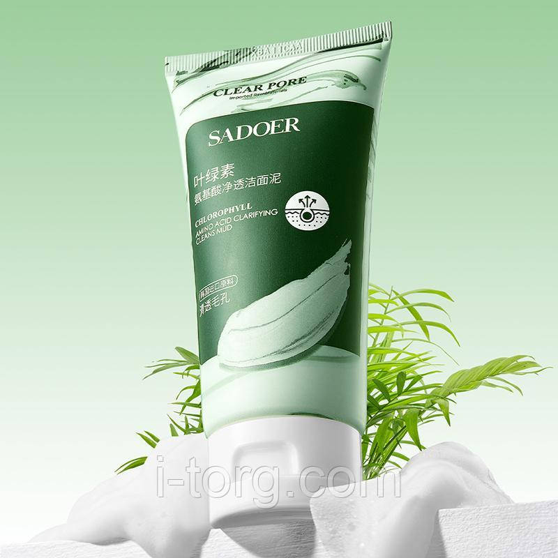 Очищаюча пінка для обличчя Sadoer, 100г.