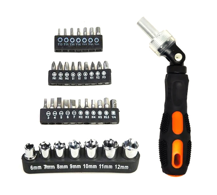 Трищіткова викрутка зі змінними бітами sdy-94145, фото 1