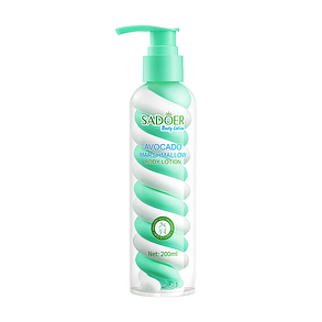 Лосьйон для тіла з авокадо Sadoer Avocado Nicotinamide Marshmallow Body Lotion, 200 мл., фото 3