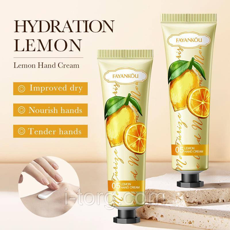 Крем для рук із лимоном FAYANKOU, 30г.