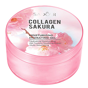 Гель з алоє та екстрактом сакури Sadoer Sakura Collagen Gel, 300 мл., фото 3