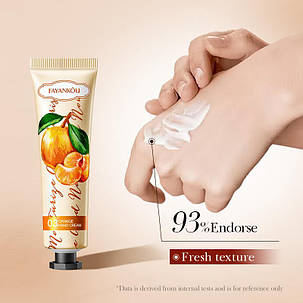 Крем для рук з апельсином FAYANKOU, 30г., фото 2