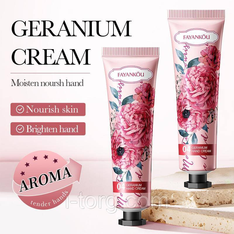 Крем для рук з Геранню FAYANKOU, 30г.