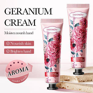 Крем для рук з Геранню FAYANKOU, 30г., фото 1