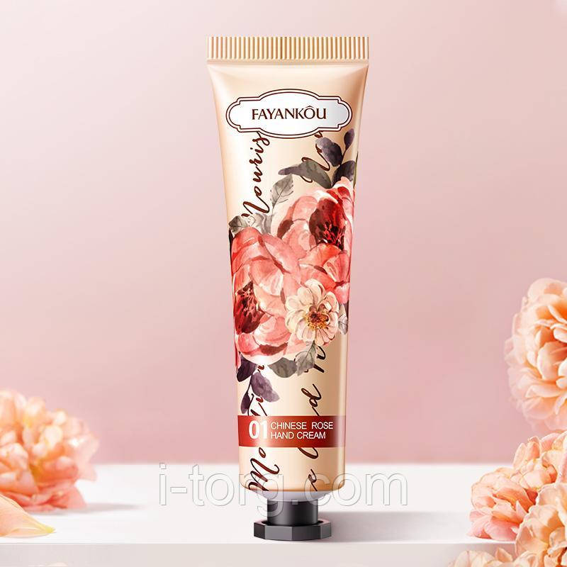 Крем для рук із квіткою троянди FAYANKOU, 30г.