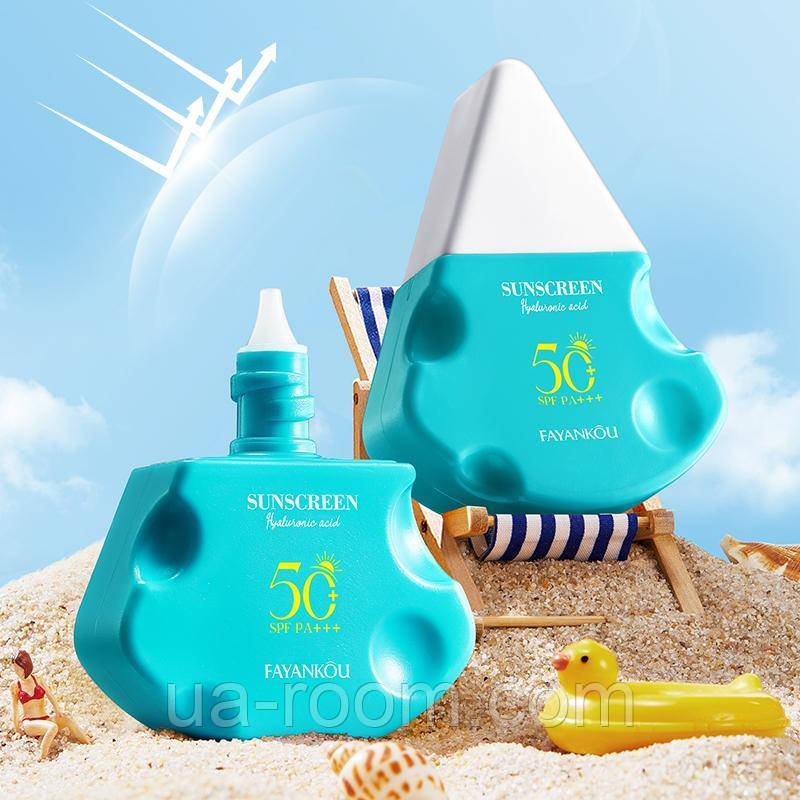 Увлажняющий солнцезащитный крем с гиалуроновой кислотой SPF50+PA+++ FAYANKOU, 30г.