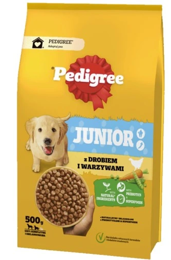 Pedigree Junior Mini корм для цуценят дрібних порід 500г (курка)
