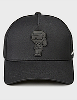 Кепка Karl Lagerfeld з аплікацією Чорний