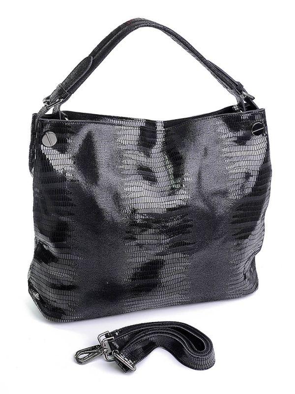 Сумка Женская кожа B046-8 Black.Купити жіночі сумки із натуральної шкіри balisa.com.ua