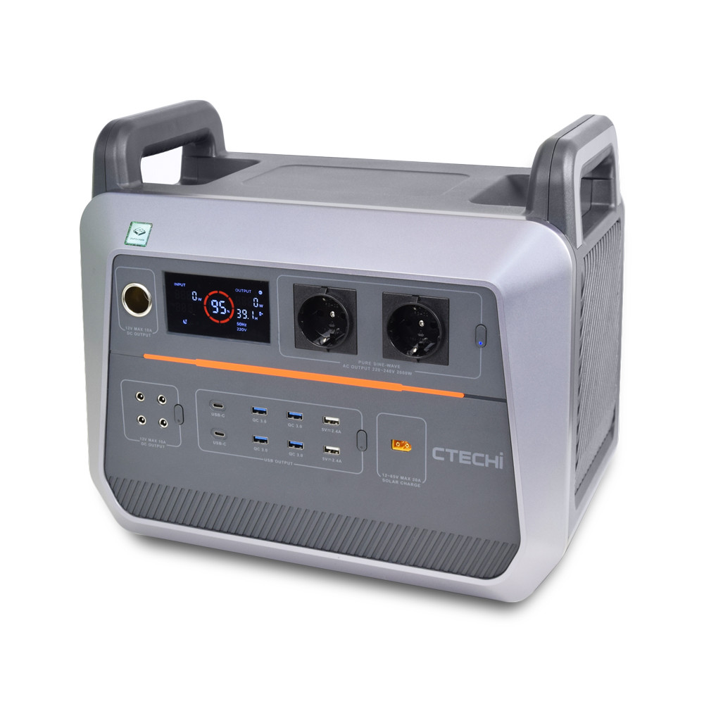 Зарядна станція CTECHI ST2000 потужністю 2000W/1536Wh от ДОМ-Energy, фото 1