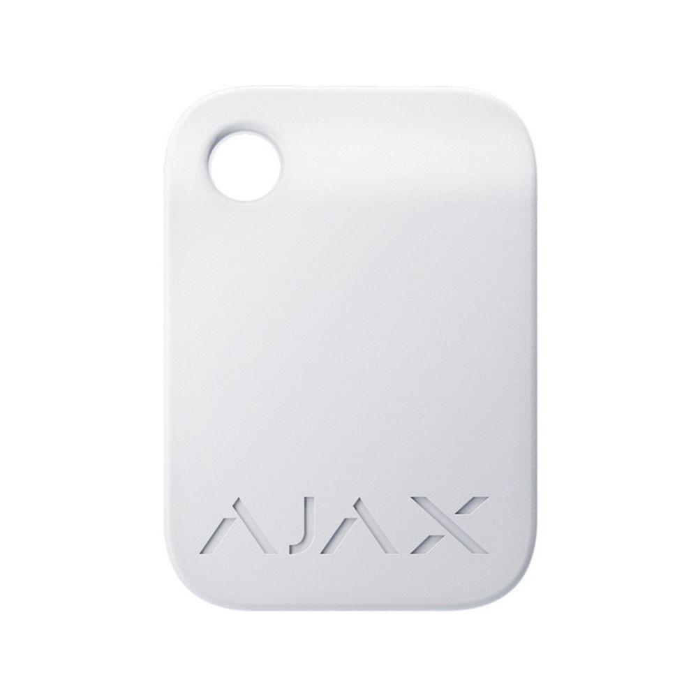 Захищений безконтактний брелок Ajax Tag white (комплект 10 шт.) для клавіатури KeyPad Plus от ДОМ-Energy