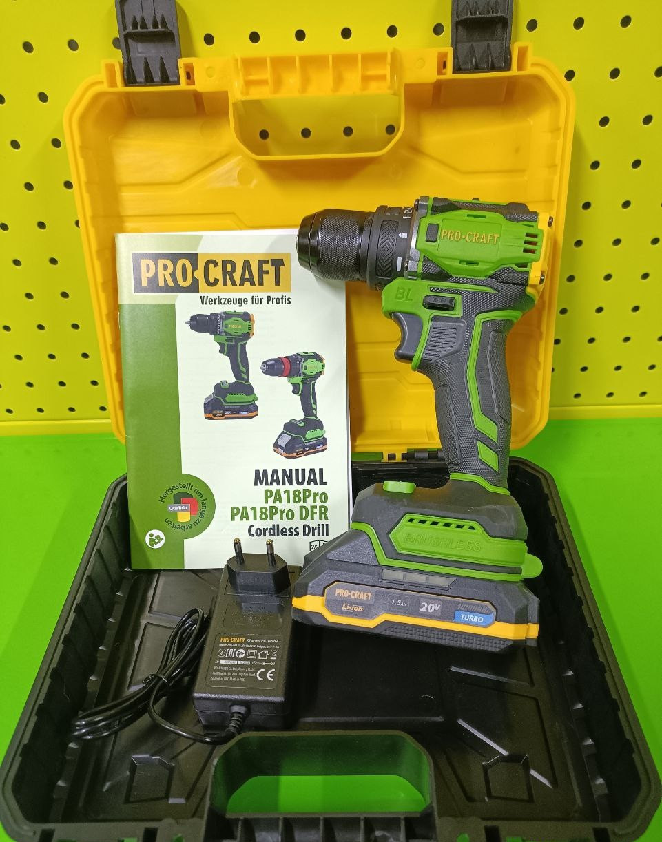 Акумуляторний шурупокрут Procraft PA18Pro