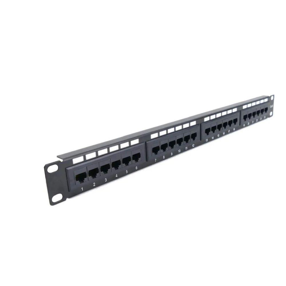 Патч-панель Hypernet 24 порти UTP 1U кат. 6Е PP-KUTP6-24-NM від ДОМ-Energy, фото 1