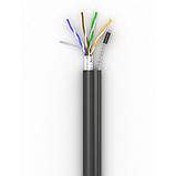 Кабель Одескабель OK-Net КППЭт-ВП (100) FTP кат. 5е (FTP мідь зовнішній з тросом) бухта 500 м от ДОМ-Energy, фото 2