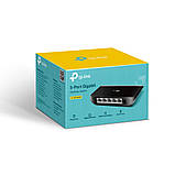 Комутатор TP-Link TL-SG1005D 5-портовий некерований от ДОМ-Energy, фото 7