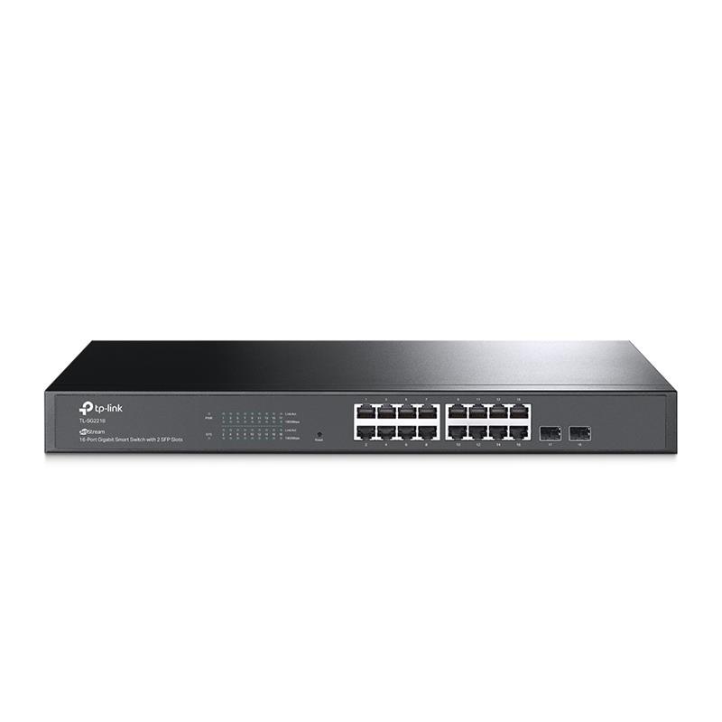 Комутатор TP-LINK TL-SG2218 16x1GE 2xSFP L2 Smart Switch 19" 1U від ДОМ-Energy, фото 1