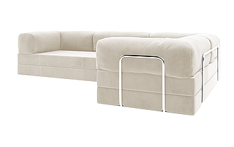 Безкаркасний кутовий диван Horns Corner Plus 300x200х80 см, фото 6