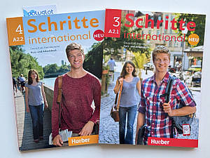 Комплект Schritte international Neu 3 + Schritte international Neu 4 (оригінал)