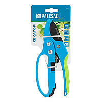Секатор проф. серія PALISAD LUXE (100% оригінал) сухі гілки 30мм з храповим механізмом 200 мм // ВІДЕООГЛЯД