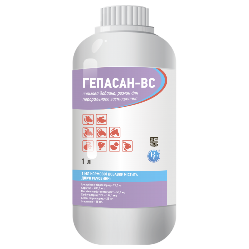 ГЕПАСАН-ВС (гепатопротектор) 1 літр, фото 1