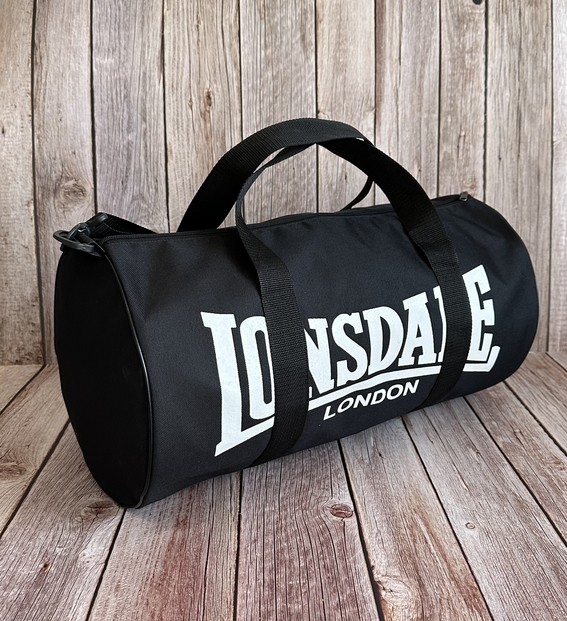 Спортивна сумка тубус Lonsdale чоловіча сумка бочонок для тренувань Лонсдейл