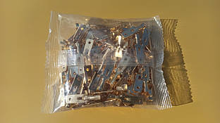 Клемa дроту латунь (тато) 6,3 мм 100 шт.