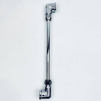 Гнучка підводка FLEXY CHROME S-подібна, 10см, 1/2 ВВ хром, d10мм мідна