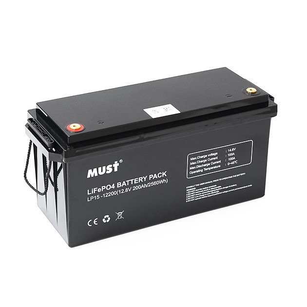 Акумуляторна батарея Must LiFePO4 LP15-12200 - 12В 200Aг, фото 1