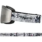 Гірськолижна маска Dragon Alliance R1 OTG Bushido 2 лінзи Lumalens Silver Ionized / Lumalens Light Rose, фото 2