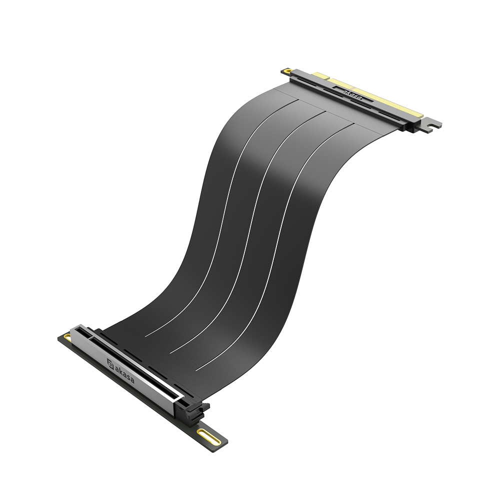 Райзер Akasa Black X3 Mark V, PCIe 5.0 x16, Ready for RTX 5090, 30 см