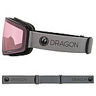 Гірськолижна маска Dragon Alliance PXV Switch Фотохромна лінза S1-S3 Lumalens Photochromic Light Rose, фото 3