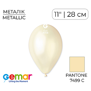 GEMAR-ДЖ 11" 058 Металік Айворі | Metallic Ivory, фото 1