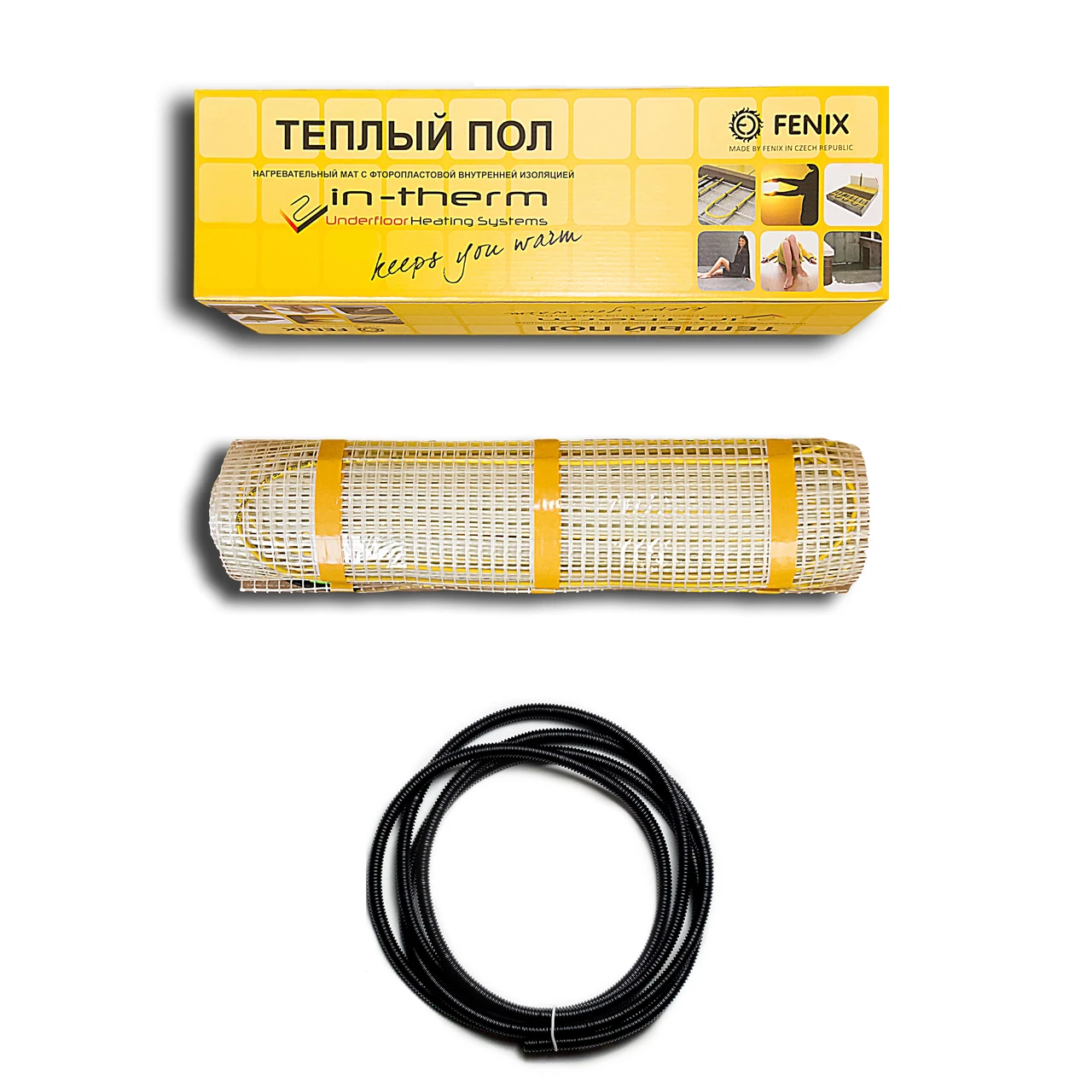 Нагрівальний мат In-Therm 200-2790 Вт, двожильний, під плитку