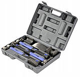 Набір рихтувальних молотків 7 одиниць у кейсі Geko G02640 Польща, фото 4