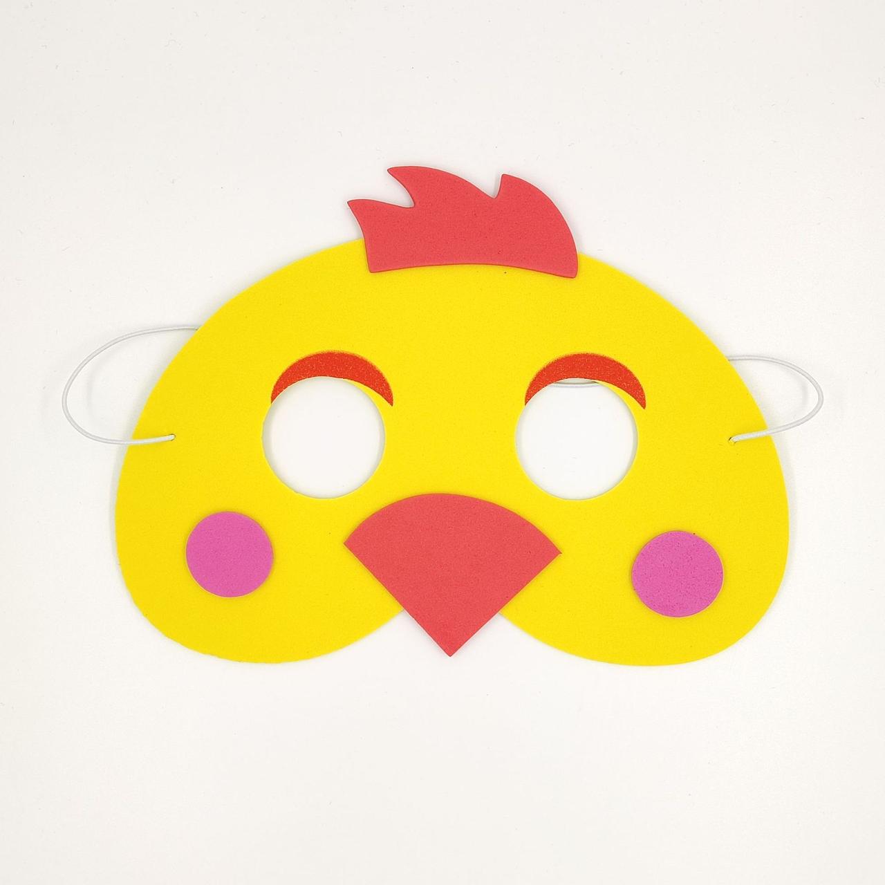 Дитяча маска Курчатко one size різнобарвний, фото 1