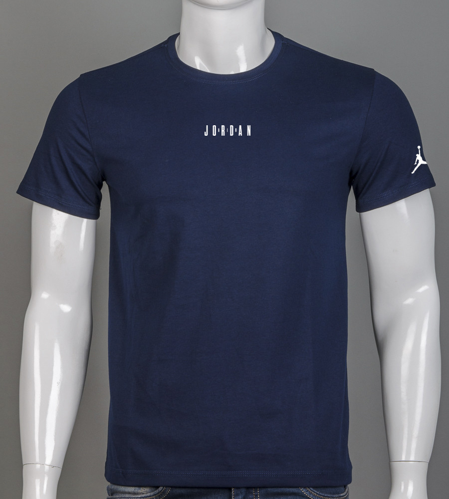 Футболка чоловіча Jordan 2511м (Уп.4шт M-XXL), Темно-синій