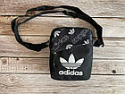 Маленька сумка через плече адідас Adidas спортивна чорна, фото 5