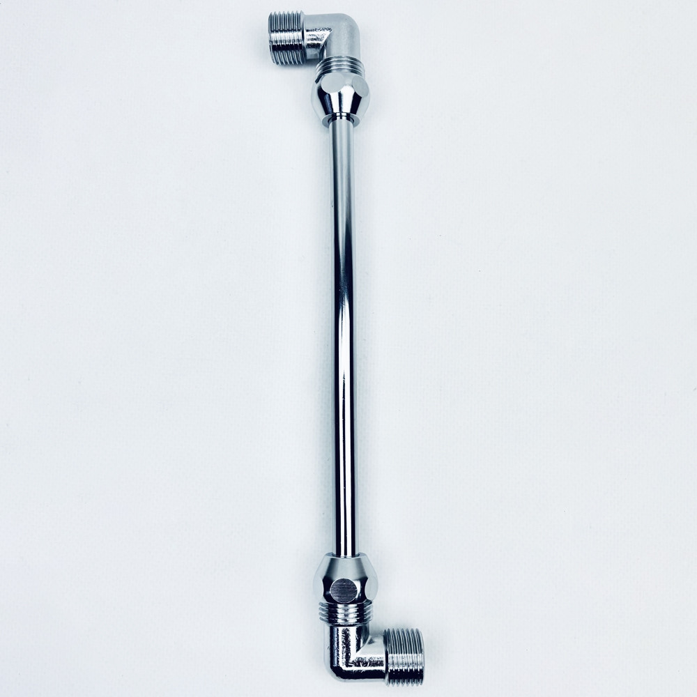 Гнучка підводка FLEXY CHROME S-подібна, 20см, 1/2 ЗЗ хром,  d10мм мідна, фото 1