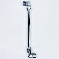 Гнучка підводка FLEXY CHROME S-подібна, 20см, 1/2 ЗЗ хром,  d10мм мідна