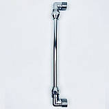 Гнучка підводка FLEXY CHROME S-подібна, 20см, 1/2 ЗЗ хром,  d10мм мідна, фото 4