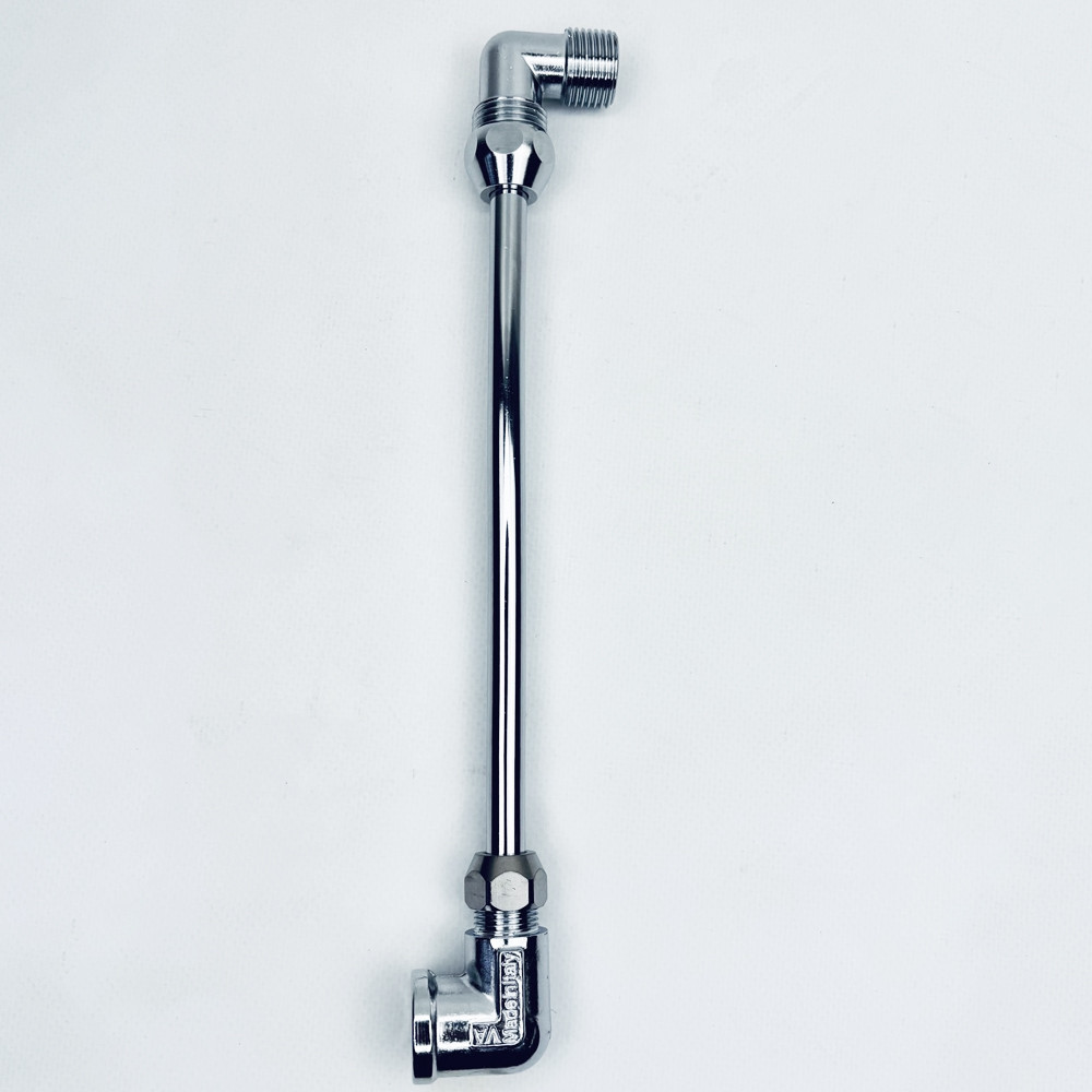 Гнучка підводка FLEXY CHROME S-подібна, 40см, 1/2 ВЗ хром, d10мм мідна