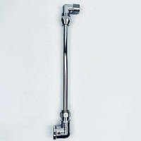 Гнучка підводка FLEXY CHROME S-подібна, 20см, 1/2 ВЗ хром, d10мм мідна