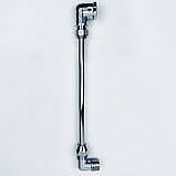 Гнучка підводка FLEXY CHROME S-подібна, 20см, 1/2 ВЗ хром, d10мм мідна, фото 3