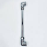 Гнучка підводка FLEXY CHROME S-подібна, 20см, 1/2 ВВ хром, d10мм мідна, фото 4