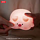 Нічник силіконовий Рожеве Порося XO OZ09 Little Pink Pig 1200mAh Портативний акумуляторний дитячий нічник, фото 8